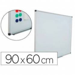 Pizarra Blanca Rocada Acero Vitrificado Magnética marco aluminio 60x90 cm