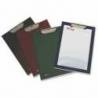 Portanotas plastico folio con pinza superior Pardo color negro