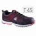 Zapatos de seguridad de Poliuretano DeltaPlus Negro y Rojo talla 45