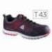 Zapatos de seguridad de Poliuretano DeltaPlus Negro y Rojo talla 43