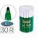 Rotulador Carioca Jumbo grueso caja de 30 rotuladores verdes