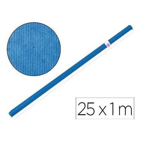 Bobina papel tipo kraft Liderpapel 65 g/m² 25 x 1 m azul