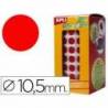 Gomets Apli circulares rojos 10,5mm