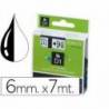 Cinta Dymo D1 Blanco Poliéster 6mmx7m