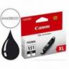 Cartucho Canon CLI-551XL Pixma color negro 6443B001