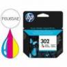 CARTUCHO INK-JET HP 302 TRICOLOR F6U65AE