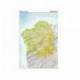 Mapa mudo color Galicia físico DIN A4