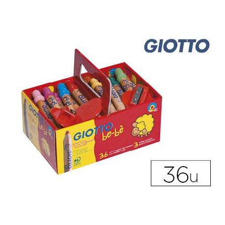 Lapices de colores Giotto Super Lapices School Pack Bebe 36 unidades