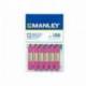 Lapices cera blanda Manley caja 12 unidades color lila