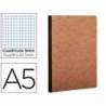 Libreta Clarefontaine A5 tapa cartulina cuadriculado 5mm 96 hojas