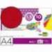 Goma eva liderpapel rojo paquete de 10 hojas