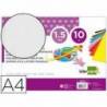 Goma eva liderpapel blanco paquete de 10 hojas