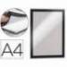Porta anuncios magnetico adhesivo A4 negro