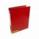 Carpeta Liderpapel carton forrado Color System A4 roja