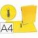 Carpeta Liderpapel carton forrado Color System A4 amarillo