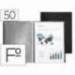 Carpeta escaparate Liderpapel folio 50 fundas fijas