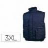 Chaleco multibolsillos DeltaPlus azul talla 3XL