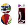 Papel celofan Liderpapel bolsa de 5 hojas rojo