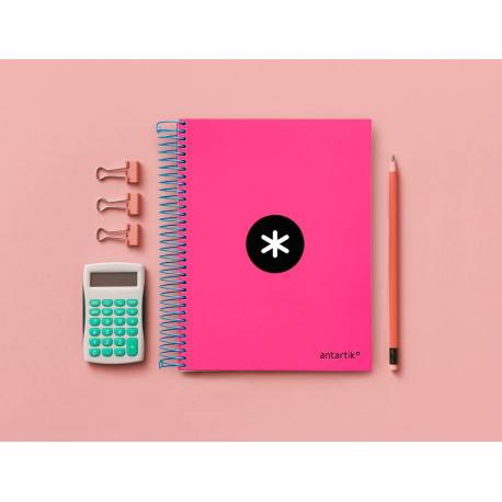 Liderpapel Spiralblock A6 In Rosa – Mit 5 Mm Linierung, Hochwertiger Karton