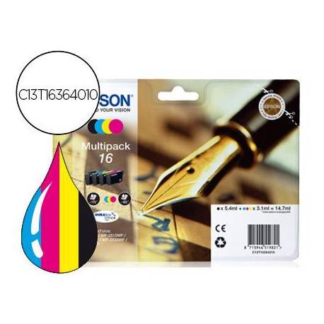 Cartucho Epson Ink-jet Multipack 16XL C13T16364010