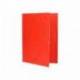 Carpeta de gomas Liderpapel rojo folio