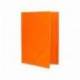 Carpeta de gomas Liderpapel naranja folio