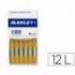 Lapices cera blanda Manley caja 12 unidades color ocre madera