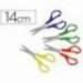 Tijera escolar Liderpapel Acero inoxidable punta redondeada 14cm