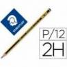 Lapices de grafito Staedtler Noris N.4 2H