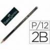 Lapices de grafito Faber Castell 9000 2B