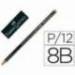 Lapices de grafito Faber Castell 9000 8B