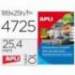 Etiqueta adhesivas Apli 10198 tamaño 25,4x10 mm removible caja 25 hojas
