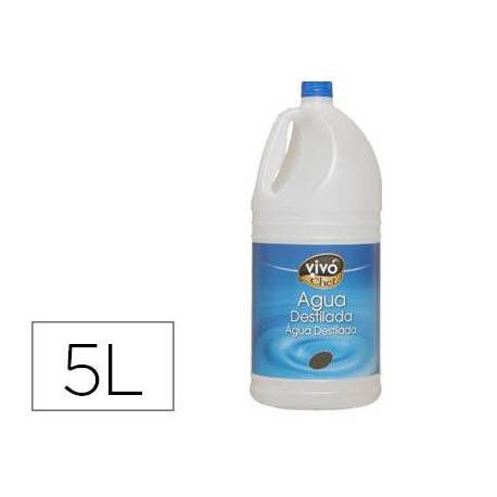Agua Destilada Vivochef Botella 5 litros (64799) 