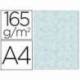 Papel Pergamino Liderpapel DIN A4 165g/m2 Azul Pack de 25 Hojas Con Bordes
