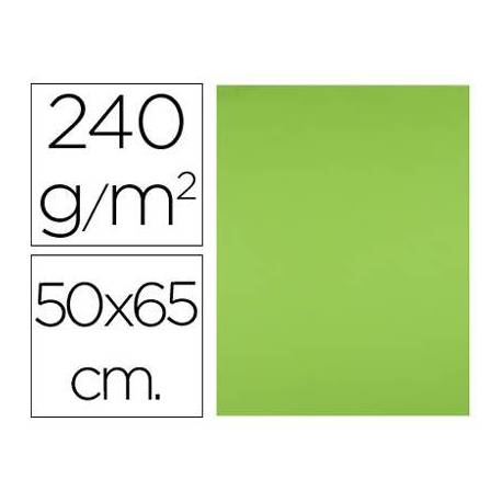 Cartulina Liderpapel Verde hierba 50x65 cm 240 gr Paquete 25 unidades