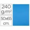 Cartulina Liderpapel Azul Turquesa 50x65 cm 240 gr Paquete 25 unidades