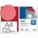 Tapa de Encuadernacion Polipropileno Rayado Liderpapel DIN A4 Rojo 0.5mm pack 100 uds