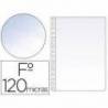 Funda Multitaladro Esselte Tamaño Folio Cristal 16 taladros 120 MC Caja 100 unidades