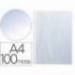 Funda Multitaladro Q-Connect A4 100 MC Cristal Caja 100