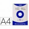 Fichas Cartulina A4 Ficheros Exacompta Blanca 205 gr