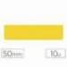 Etiqueta adhesiva Tarifold Tira delimitación suelo amarillo 20x5 cm