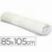 Bolsa basura blanca 85x105cm uso industrial galga 110 rollo de 10 unidades