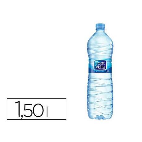 Agua mineral natural Font Vella botella de 500 ml (59190)