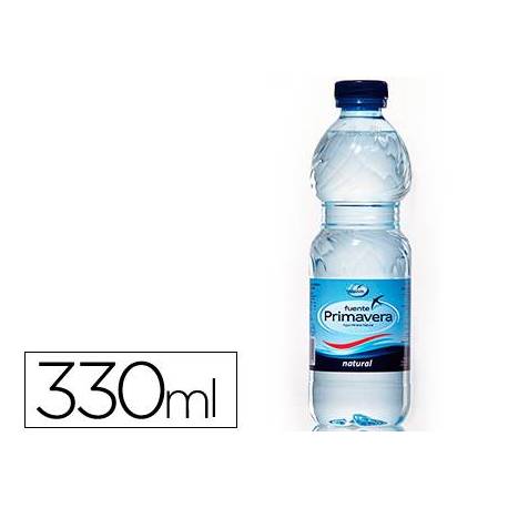 Agua mineral natural Fuente Primavera 330 ml