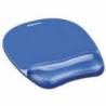 Alfombrilla para raton Fellowes azul con reposamuñecas gel