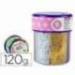 Purpurina Liderpapel colores metalicos bote 120gr