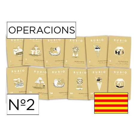 Cuaderno Rubio Operacions nº 2 Restar sin llevar Catalán