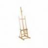 Caballete pintor Artist estudio madera 47x54x185cm