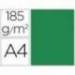 Cartulina Guarro din A4 verde amazona 185 gr paquete 50 hojas