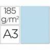 Cartulina Guarro din a3 color azul cielo 185 gr paquete 50 hojas
